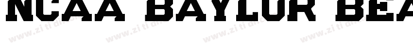 NCAA Baylor Bears Fo字体转换